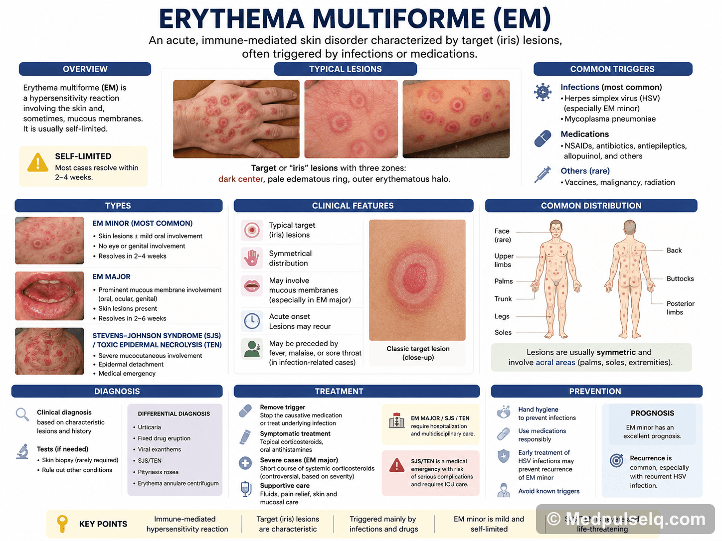 Erythema multiforme — Dermatology