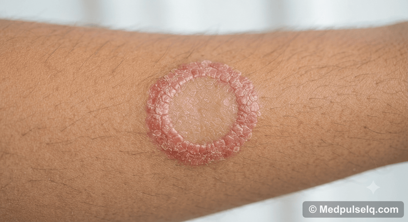 Tinea corporis — Dermatology