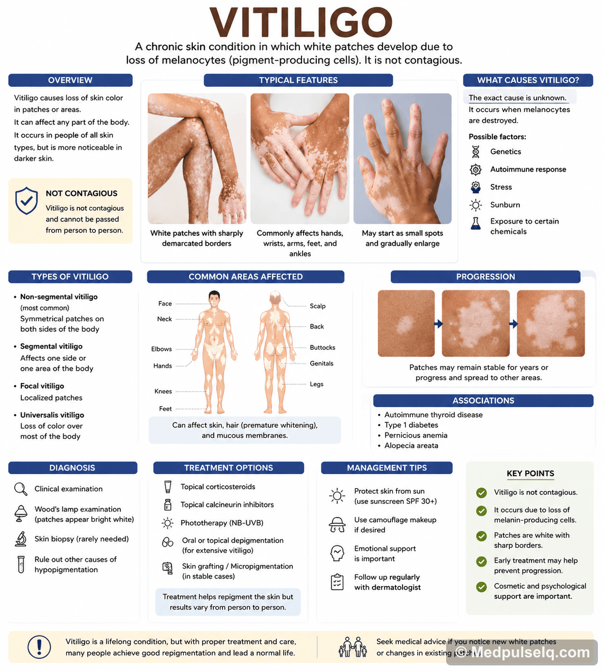 Vitiligo — Dermatology