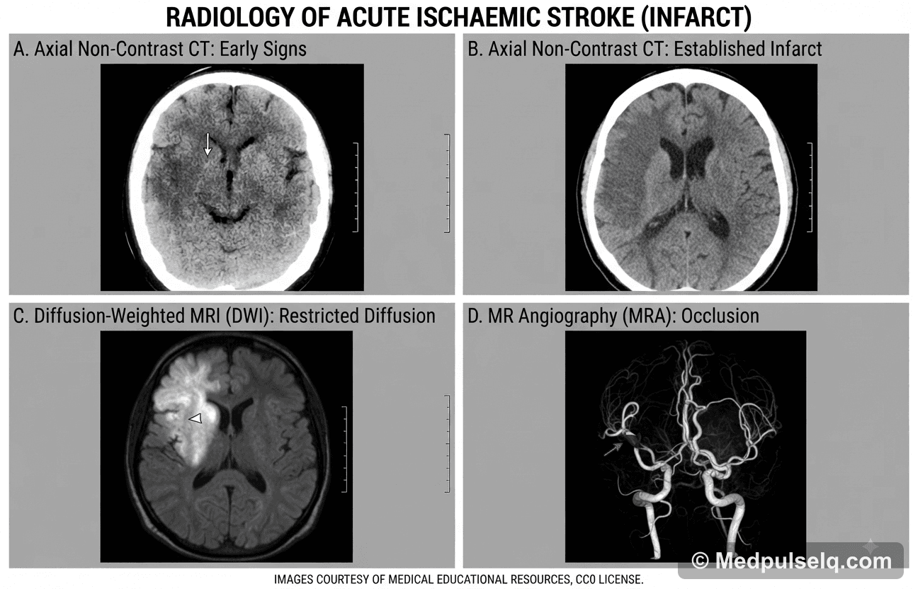 Ischaemic stroke (infarct) — Radiology